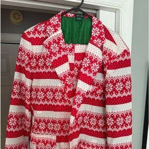 Festive men’s Christmas 2 piece suit